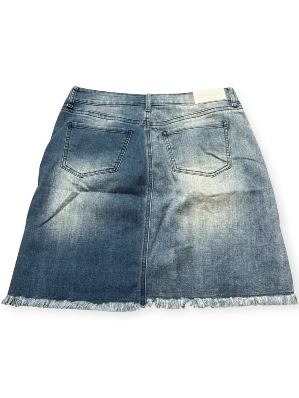 Hydraulic Wm 8 Boho Jean Denim Vintage Fade Y2K Festival Maxi Embroidered Floral - Picture 2 of 4
